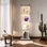 Vitrine lumineuse en verre avec 4 portes