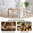 Deni 17" Wide Cross Back Dining Chairs-19674986