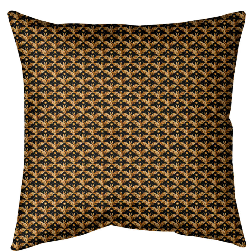 Coussin de batte d’halloween, 20 po x 20 po