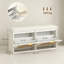 10 Pair Shoe Storage Bench-625444409