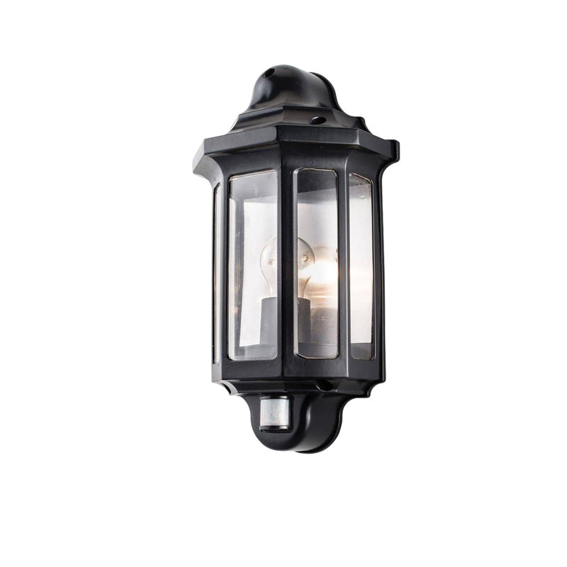 Matte Black 40cm H Outdoor Sconce