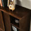 Buffet élégant pour le couloir - Bois foncé, tablette réglable et armoire en bois massif-339461345