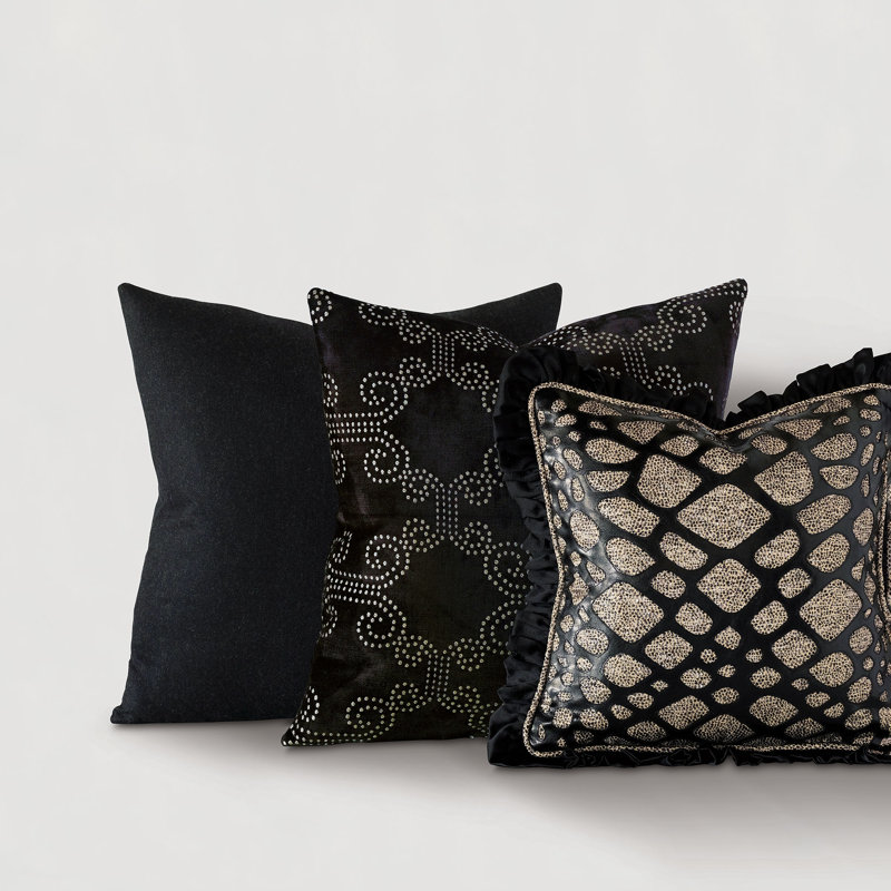 Roxanne Square Pillow Cover & Insert
