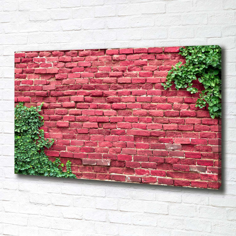 Brick Wall - Wrapped Canvas Print