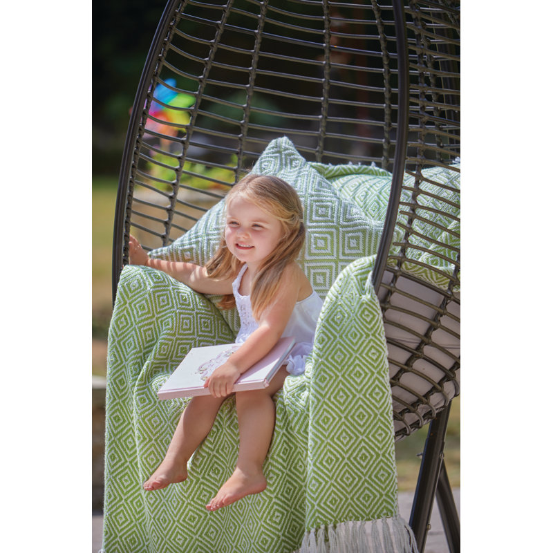 Stauton Throw Blanket, Green