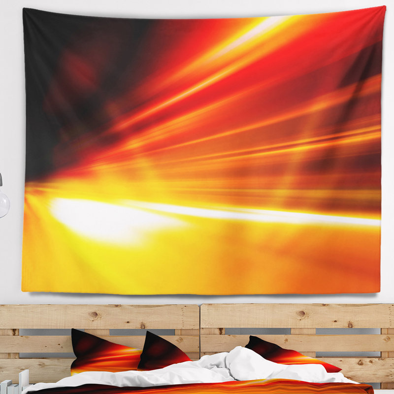 Tapisserie «Abstract Night Road Road Trail», H 50 po x l 60 po