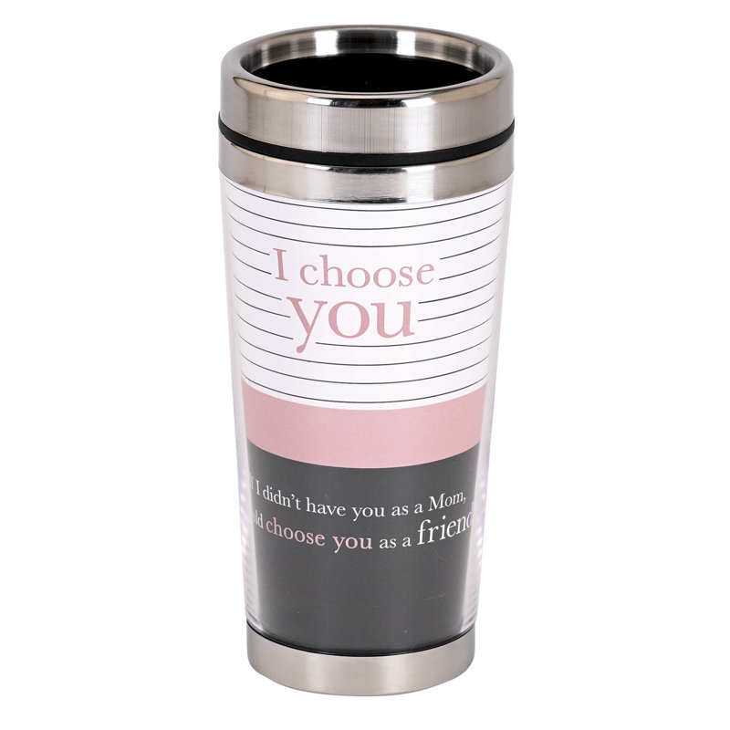 Dicksons Inc 16oz. Double Wall Insulated Stainless Steel Travel Mug