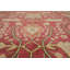 Wool Oriental Area Rug in Raspberry/Sage/Peach/Moss