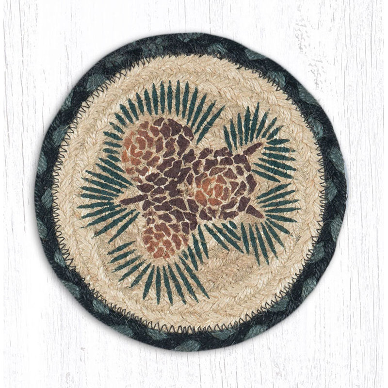  Grand sous-verre tressé Pinecone