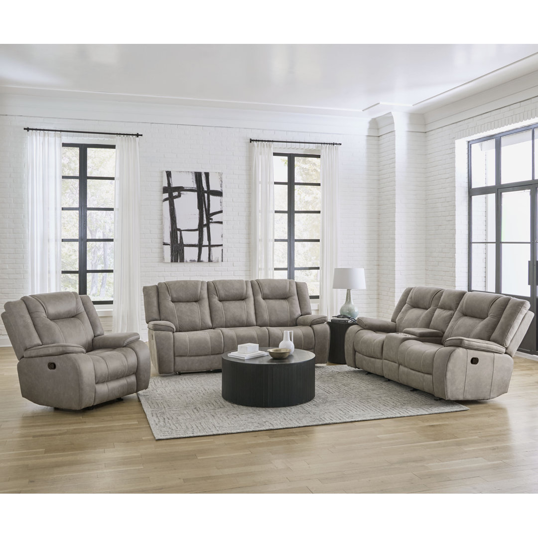 Pugo 3 - Piece Living Room Set Hokku Designs