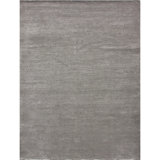Hand Knotted Area Rug in Silver