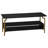 Crown Oak TV Console with Iron Base-1505492926