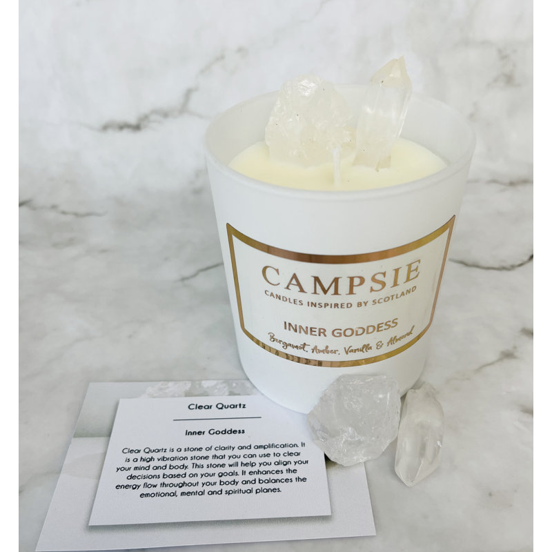Bergamot And Amber Scented Jar Candle