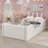 Twin Size Upholstered Platform Bed-401529669