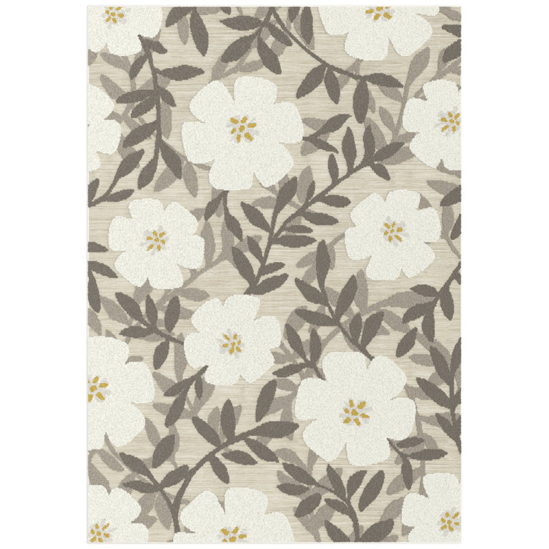 Labrie Floral Area Rug, Rectange 80 x 150cm