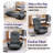 360 Degree Swivel Floor Gaming Chairs For Adults Adjustable Reclining Game Chair-1553413311