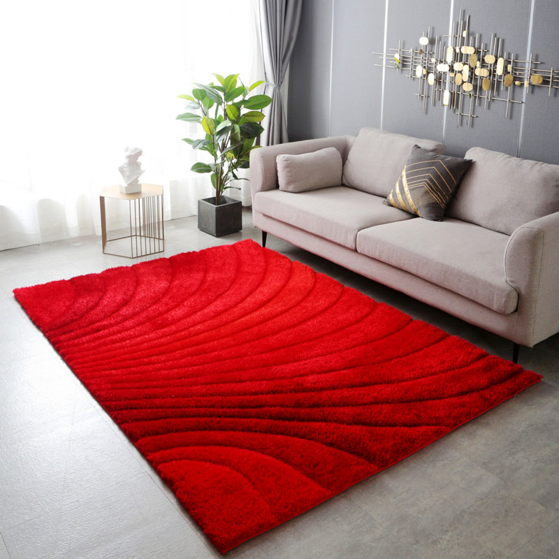 Tapis d'intérieur, tapis moderne, tapis abstrait, Rectangulaire 2 pi x 3 pi