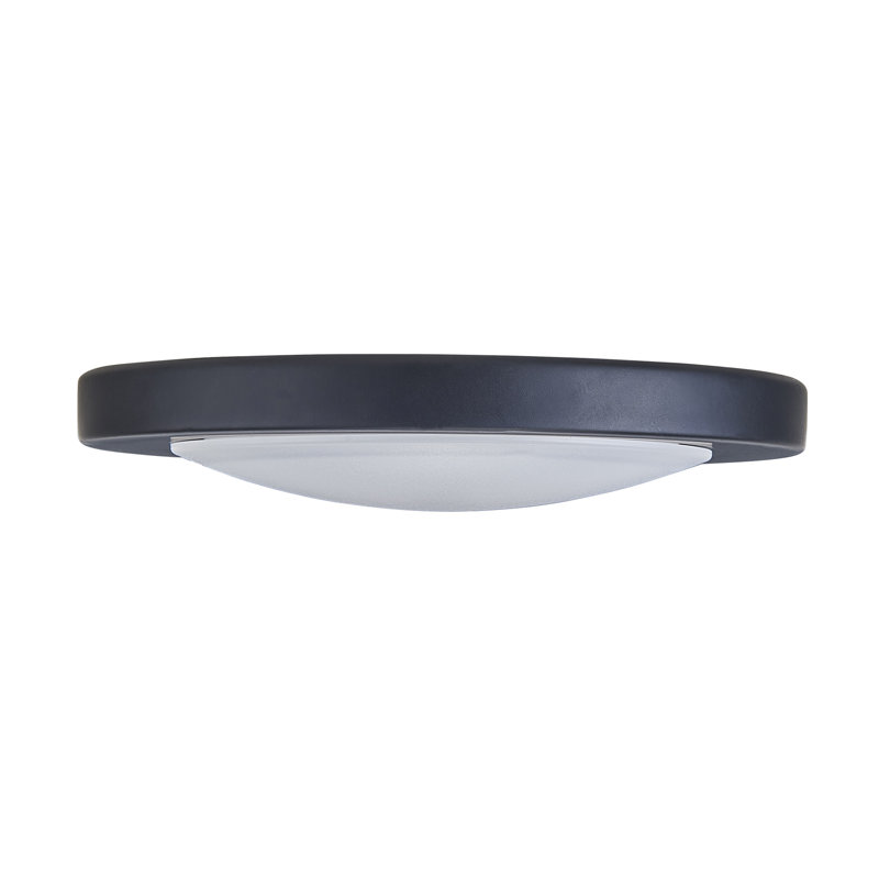 Design House Paxton 7 Inch Modern LED Ceiling Light with 3 Color Temperature, Flush Mount, Matte Black