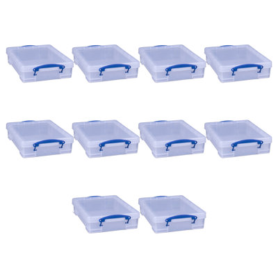 Really Useful Box Stackable Box, Clear