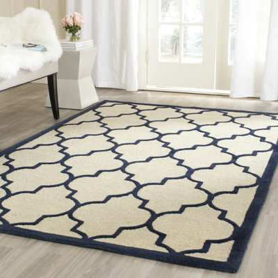 Cannen Hand Tufted Wool Geometric Rug