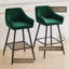 Saarrah 68cm Upholstered Bar Stool with Arm-374371701