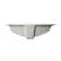 Wells Sinkware Rhythm Series 14.5'' Ceramic Rectangular Bathroom Sink with Overflow