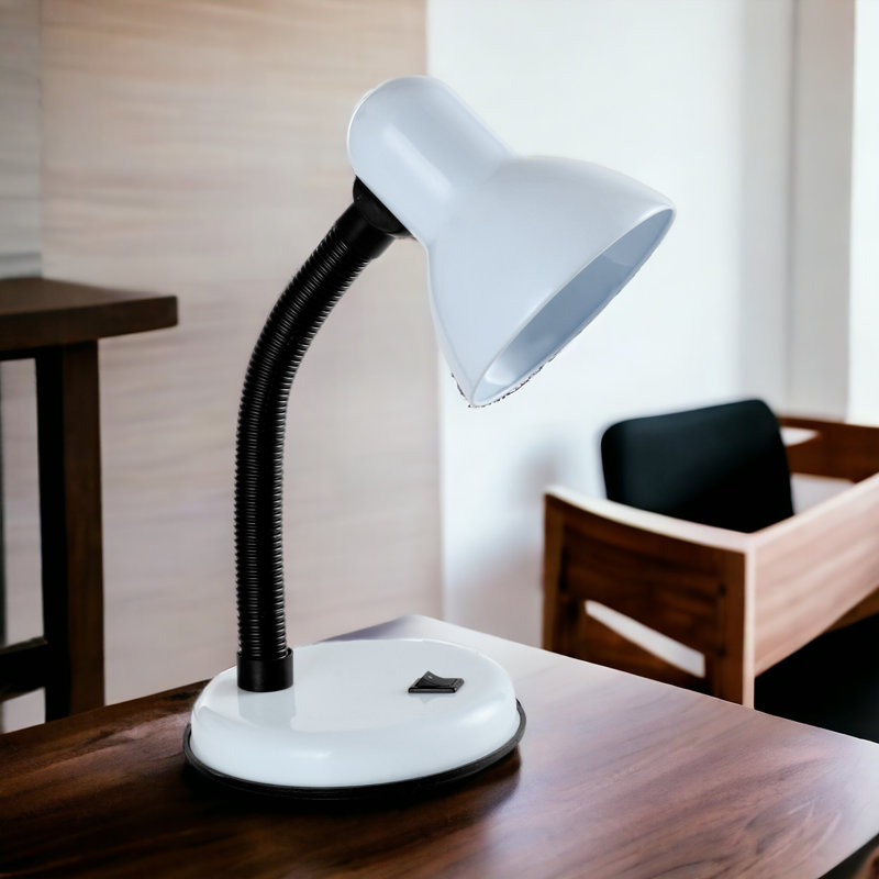 Naheda Metal Desk Lamp, While