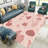 Blush Pink Cactus Carpet-waterproof, easy to clean, machine-washable, soft and comfortable; suitable for door mats, kitchens, living rooms, bedrooms, corridors, and laundry areas. Easy to clean, durable carpet for home decoration.-1547074283