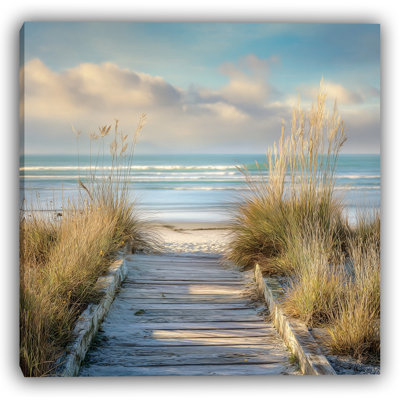 Chemin sur une avoine de mer