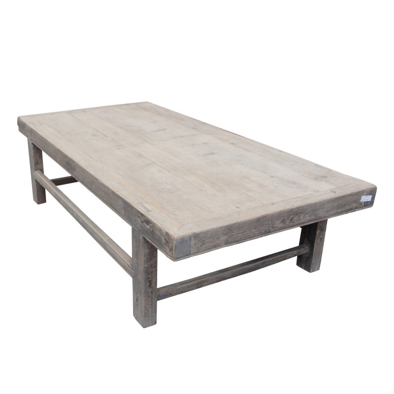 Solid Wood Coffee Table, 18" H x 69" L x 33" W