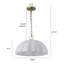 Luminaire suspendu simple 1 lumière