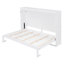 Grand lit escamotable mural, blanc