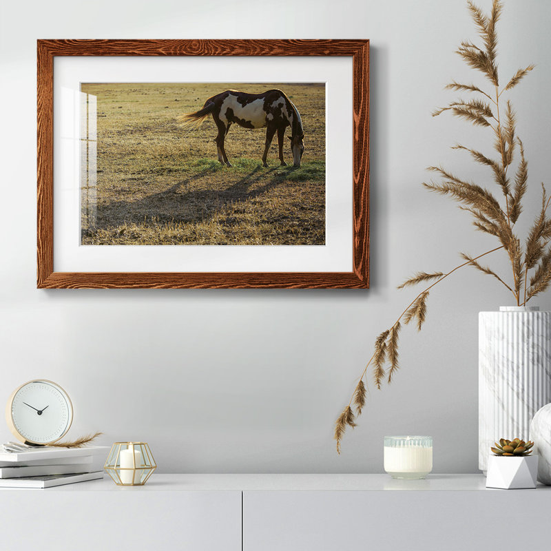 Long Shadow, impression sur papier encadrée, Érable, H 14 po x l 20 po x P 1,5 po
