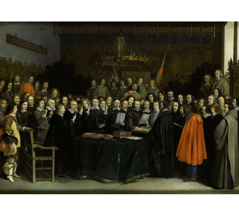 La Ratification du Traité de Munster, 15 mai 1648, H 17 po x l 24 po