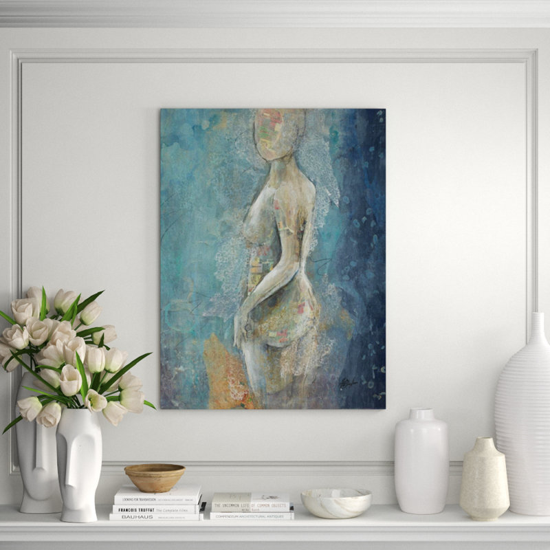 Rêve de tisserand II par F. Elizabeth Douglass - Peinture, H 53 po x l 40 po, Extérieur