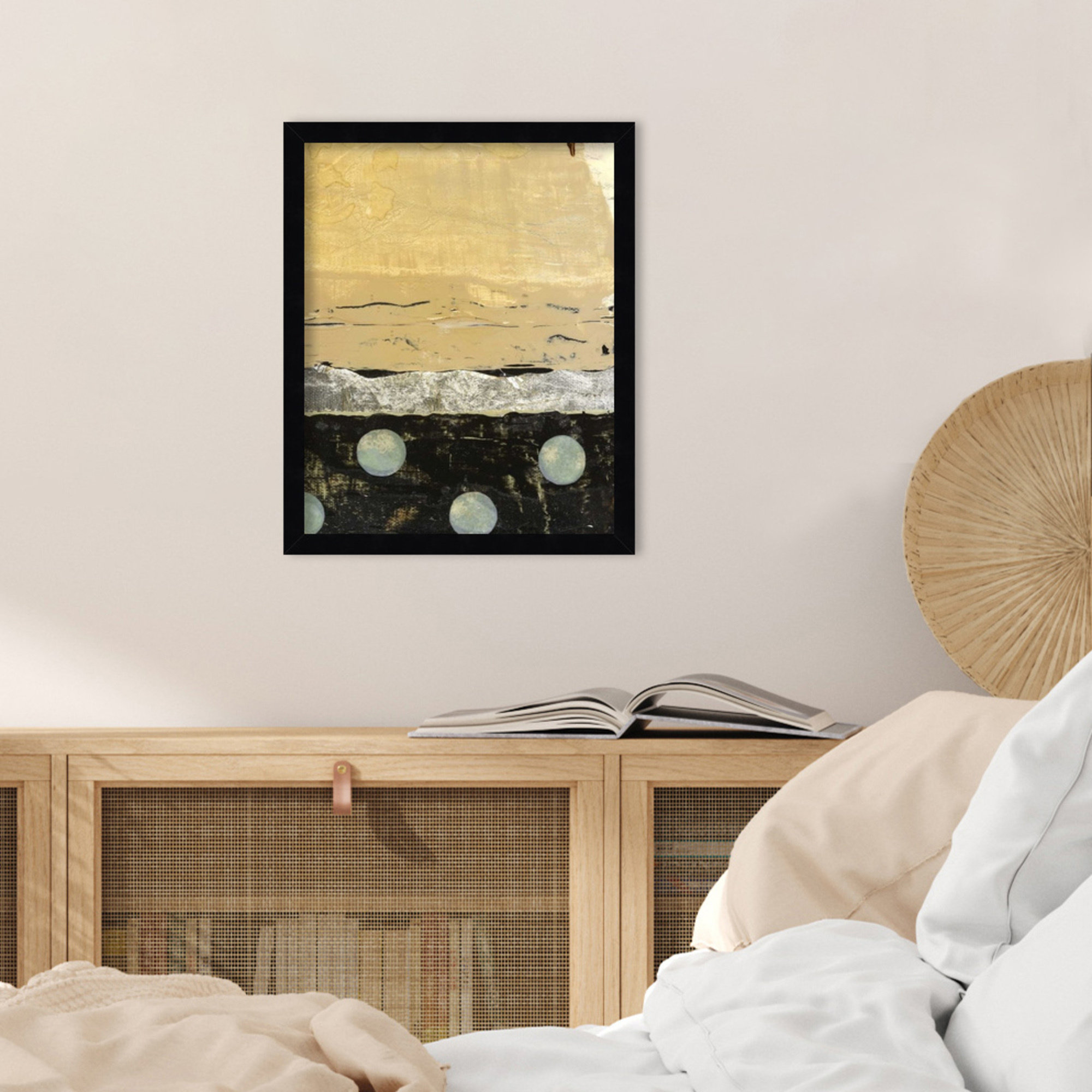 Dirty Weather II by Maurin Wood Framed Wall Art Print, Black, 17" H x 14" W