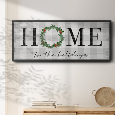 Home for the Holidays- Framed Canvas