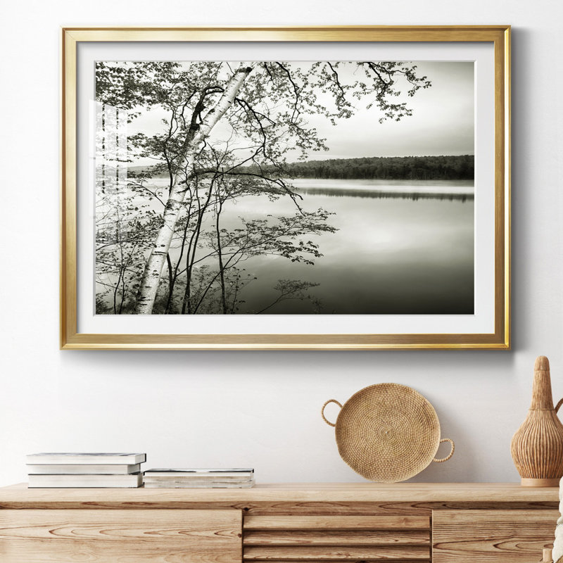Adirondack Reflections, reproduction encadrée de qualité supérieure - prête à être accrochée, Or