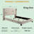 Upholstered Wingback Platform Bed, Bed Frame with Nailhead Trimmed Wingback and Button-Tufted-114285952-114285948