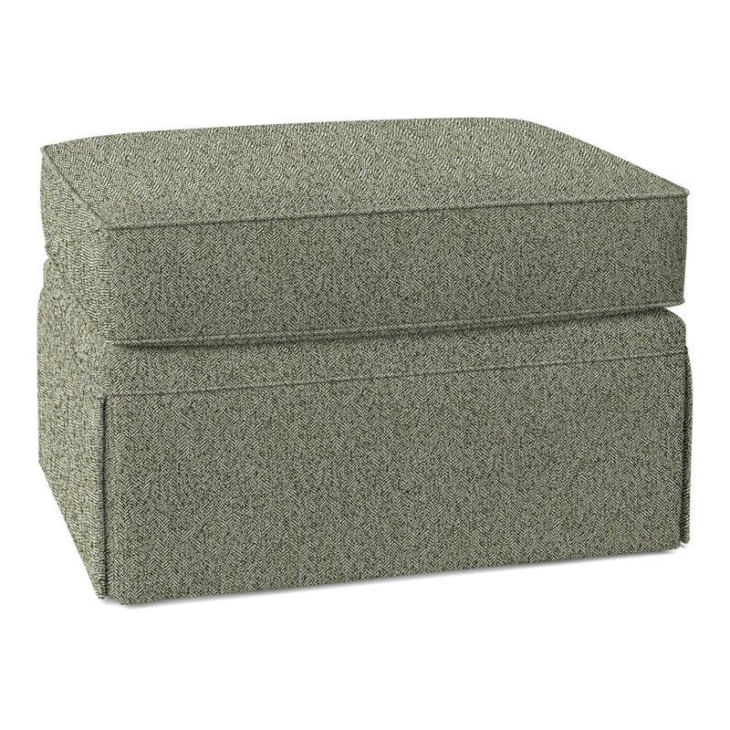 Savannah 28" Wide Rectangle Standard Ottoman, 8794 Hazelnut Polypropylene/Olefin