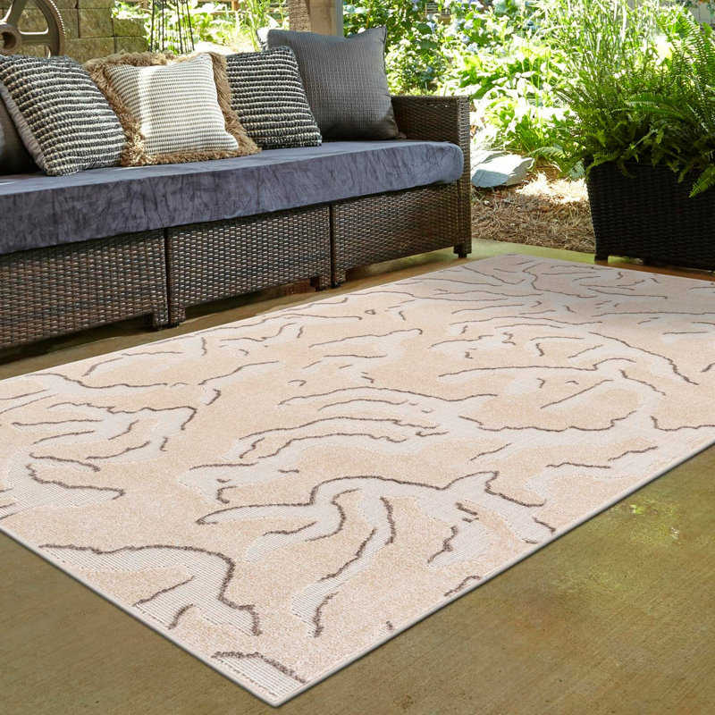 Tapis d'extérieur Sabrina Soto ReNew, Rectangle 10 pi x 14 pi 1 po