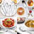 66-Piece Square Cutlery Set,Includes 6 Pieces Of Each Cutlery And Extra Serving Cutlery
