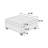 Square Chenille Cocktail Ottoman-1529697617