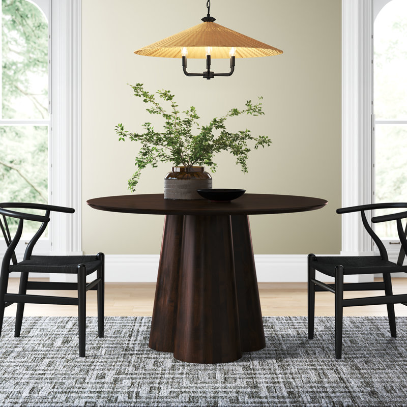 Eudia Round Solid Wood Dining Table