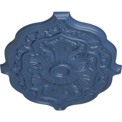 Médaillon de plafond Endurathane Pesaro, l 36 po x H 26 po x P 1 1/2 po, finition Americana peinte à la main
