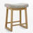24'' Saddle Seat Counter Height Barstool with Solid Wood Frame-119617598