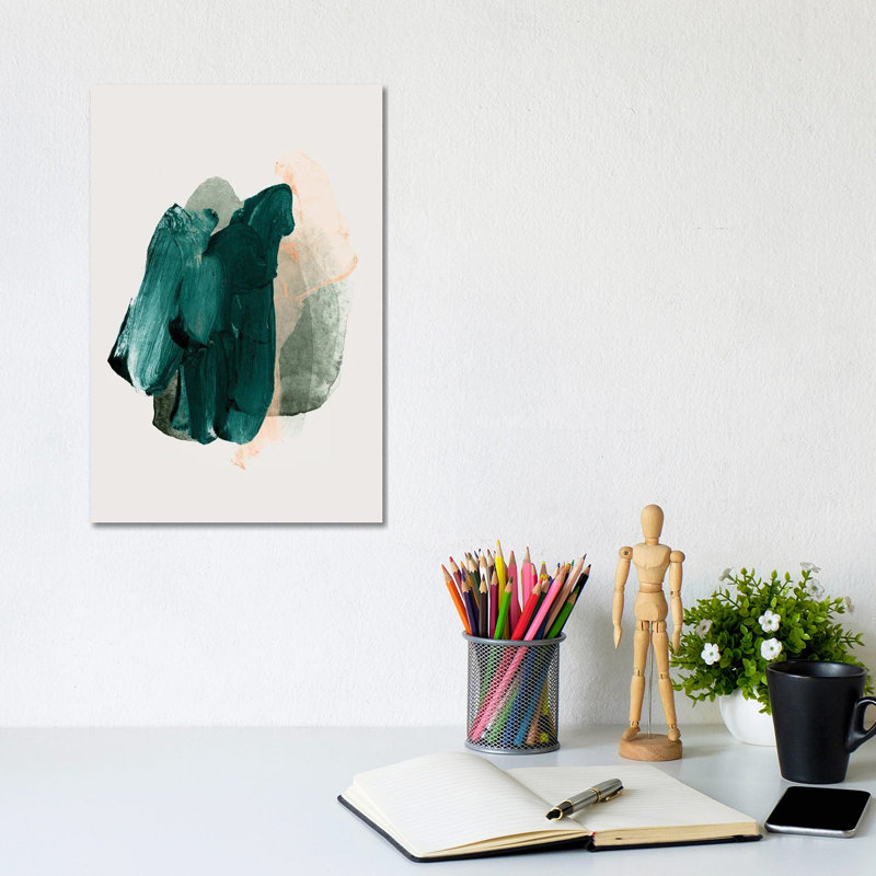 Emerald Green by LEEMO - Wrapped Canvas Gallery-Wrapped Canvas Giclée, 20.32 cm H x 30.48 cm W