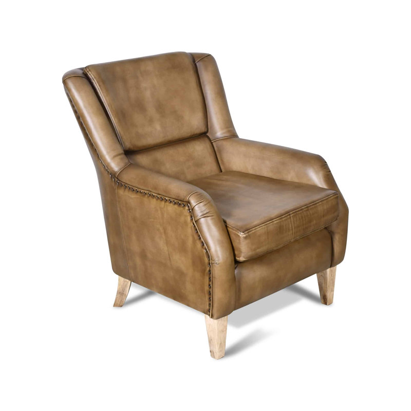 Burtine Upholstered Armchair, Tan