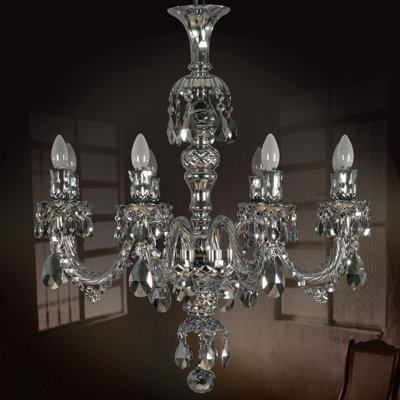 Melina 8 - Light Candle Style Chandelier