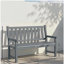 Banc d'extérieur, banc de parc, banc de véranda pour 2 personnes, siège courbé-129473021